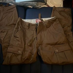 Cargo pants with drawstring